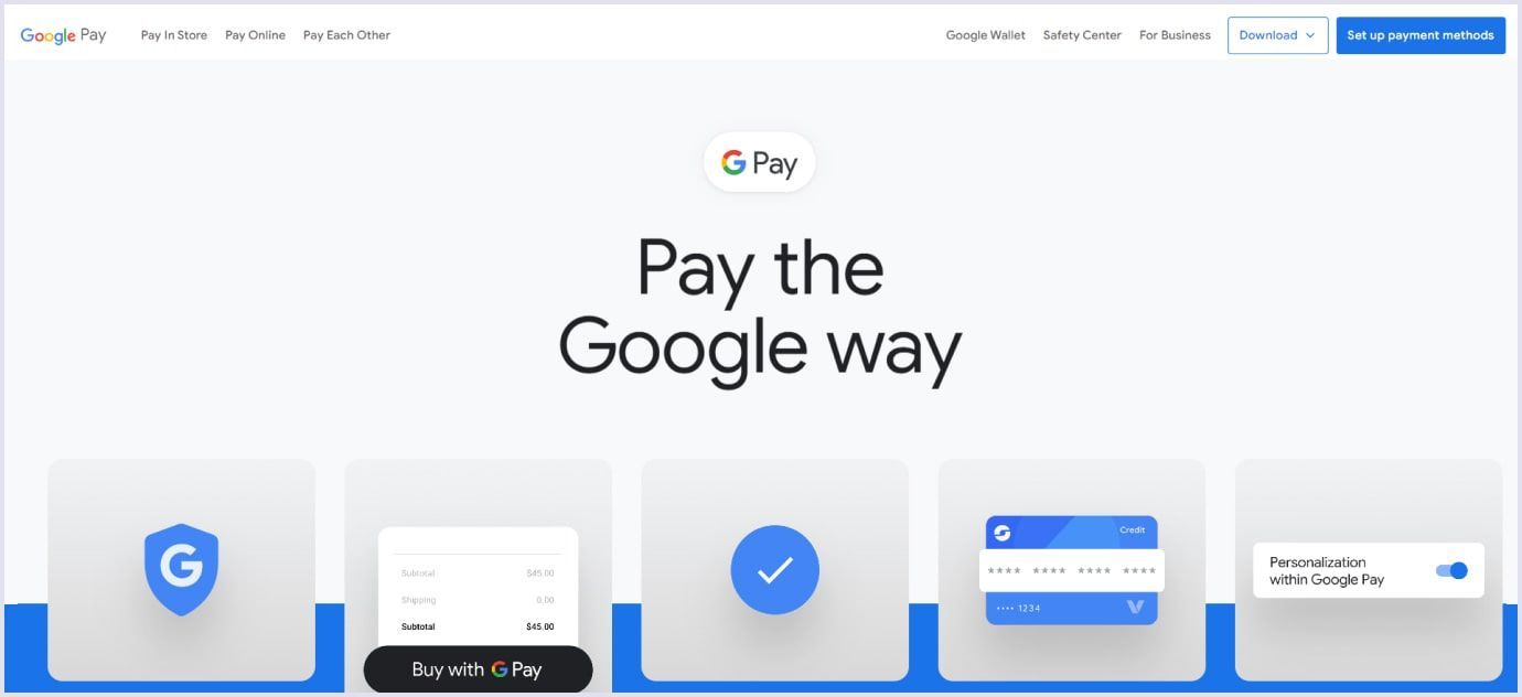 Google Pay payment solution