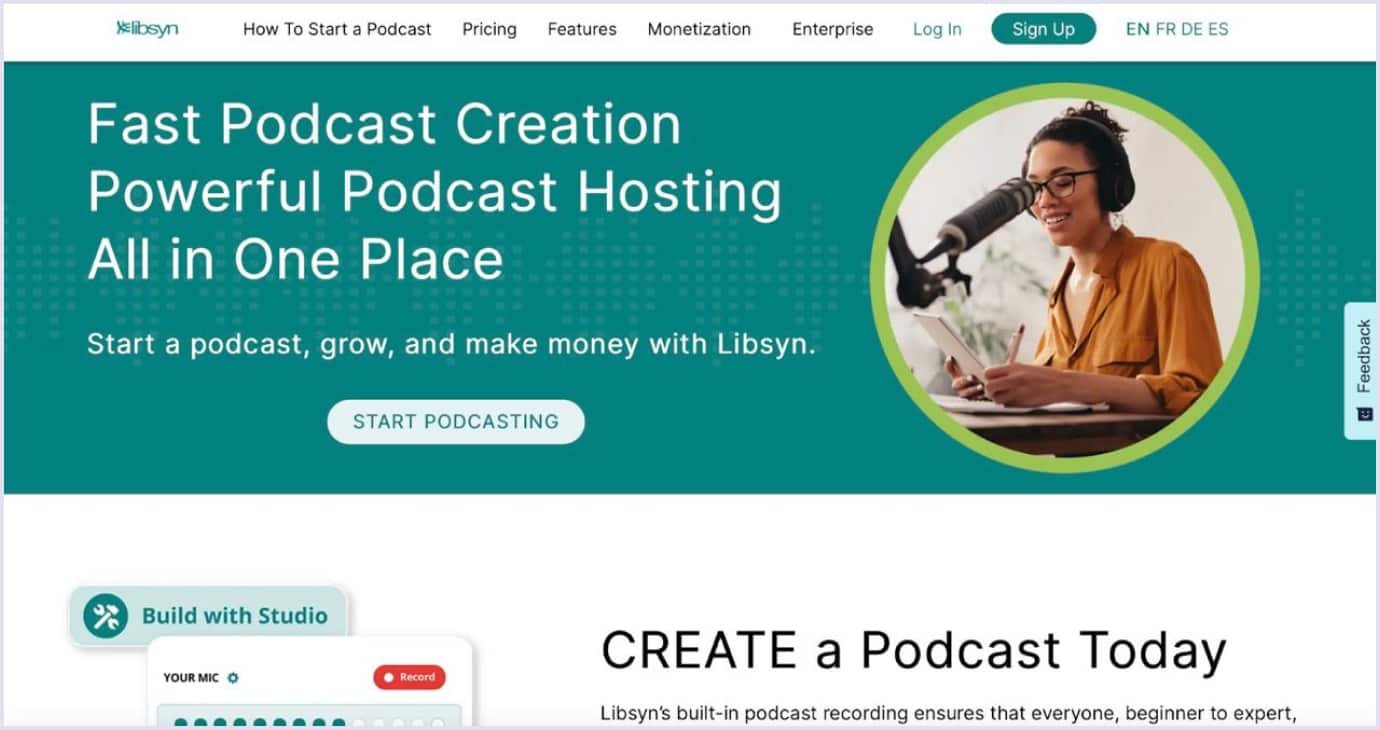 Libsyn SaaS platform Libsyn podcast hosting platform