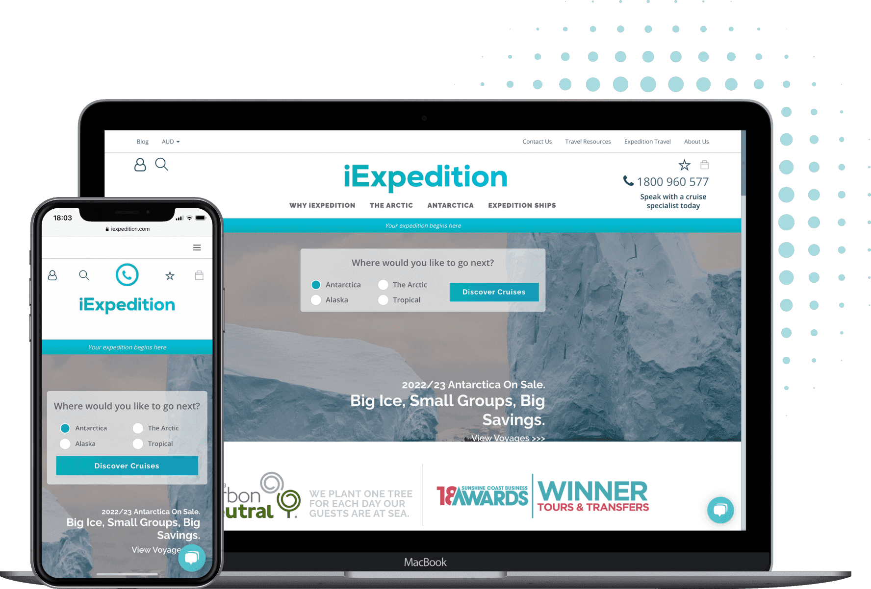 Online travel marketplace for iExpedition