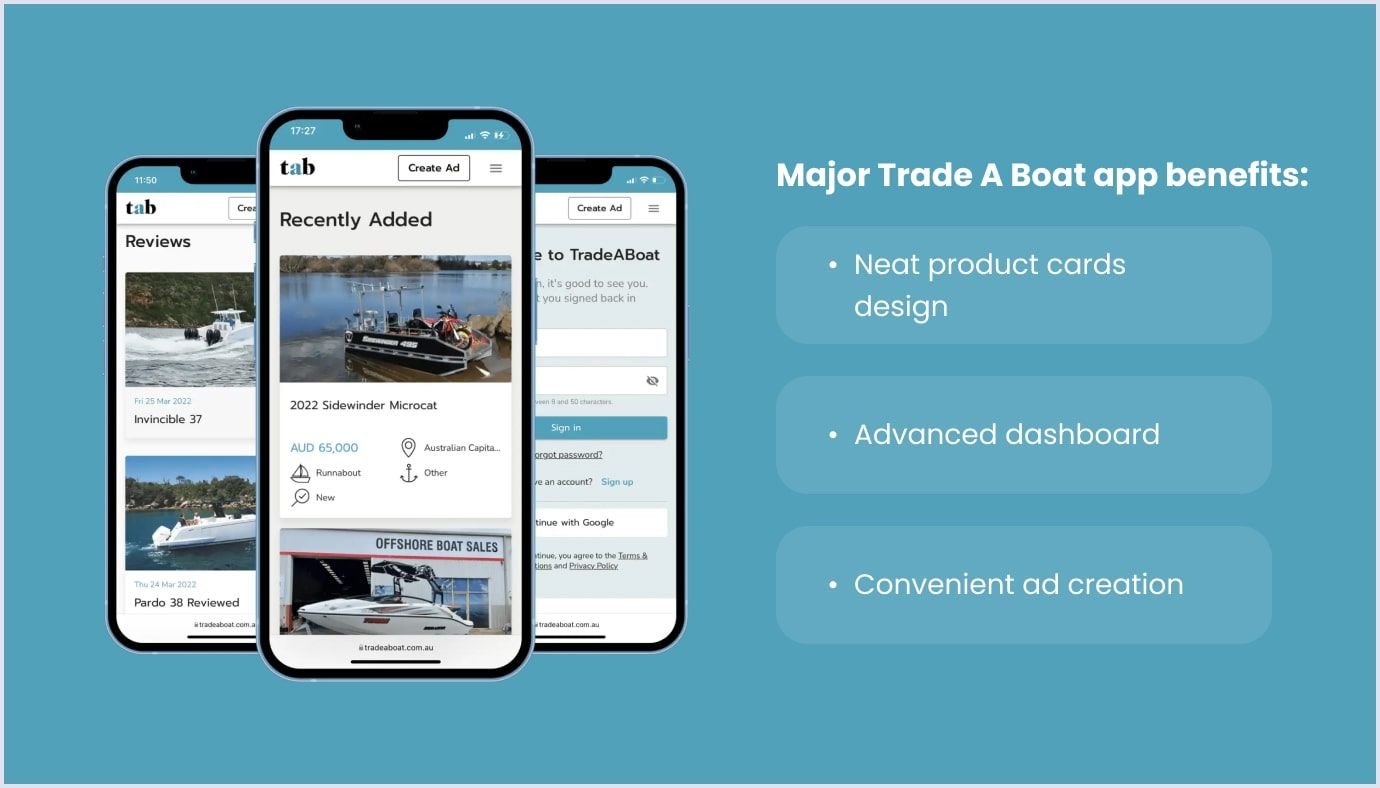 Trade A Boat app