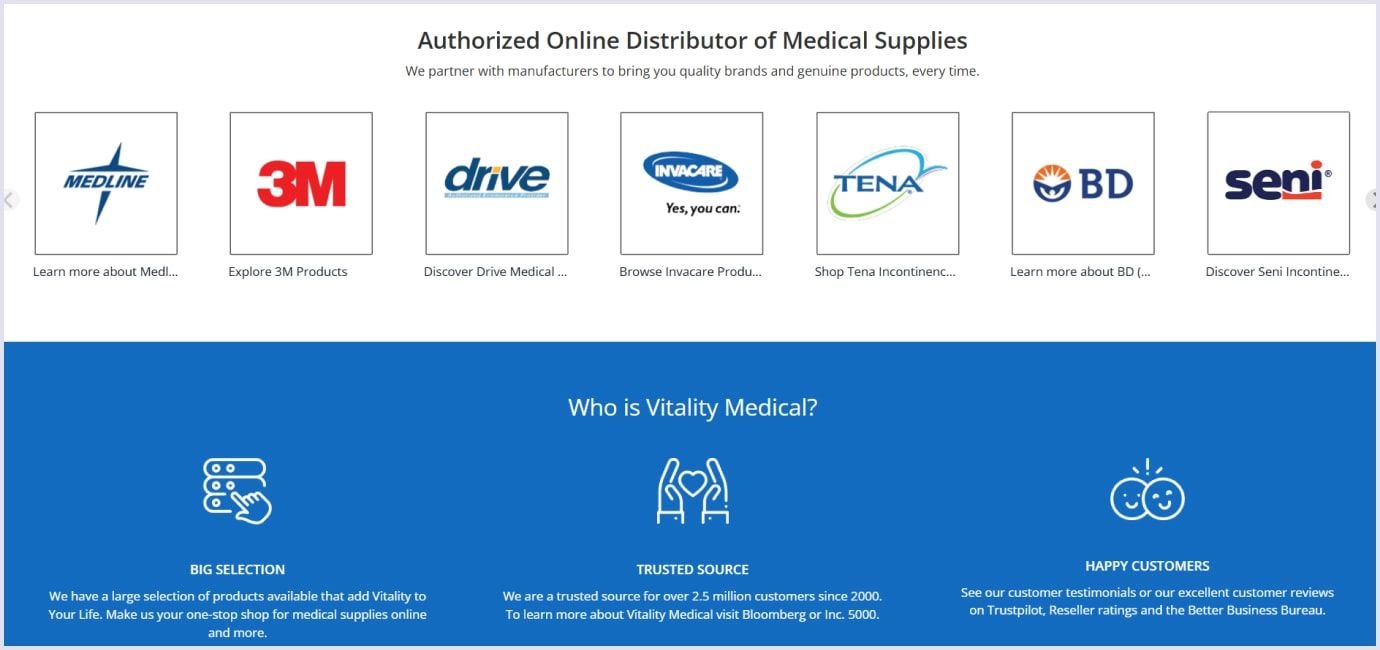 Vitality Medical as a profitable B2C medical supply marketplace