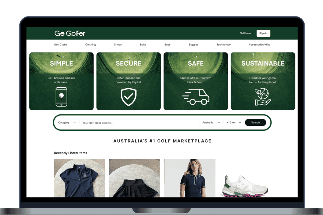 Peer-to-Peer Marketplace for Golfers | Codica