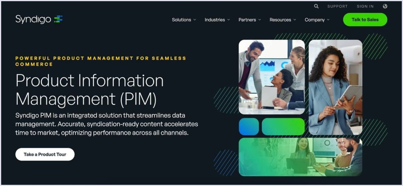Syndigo homepage Syndigo PIM for commerce