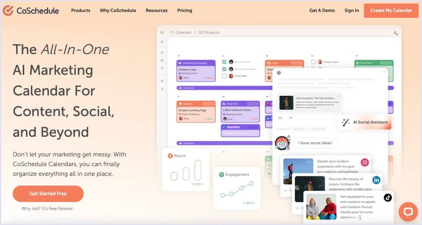 SaaS solution for content planning Content planning SaaS startup