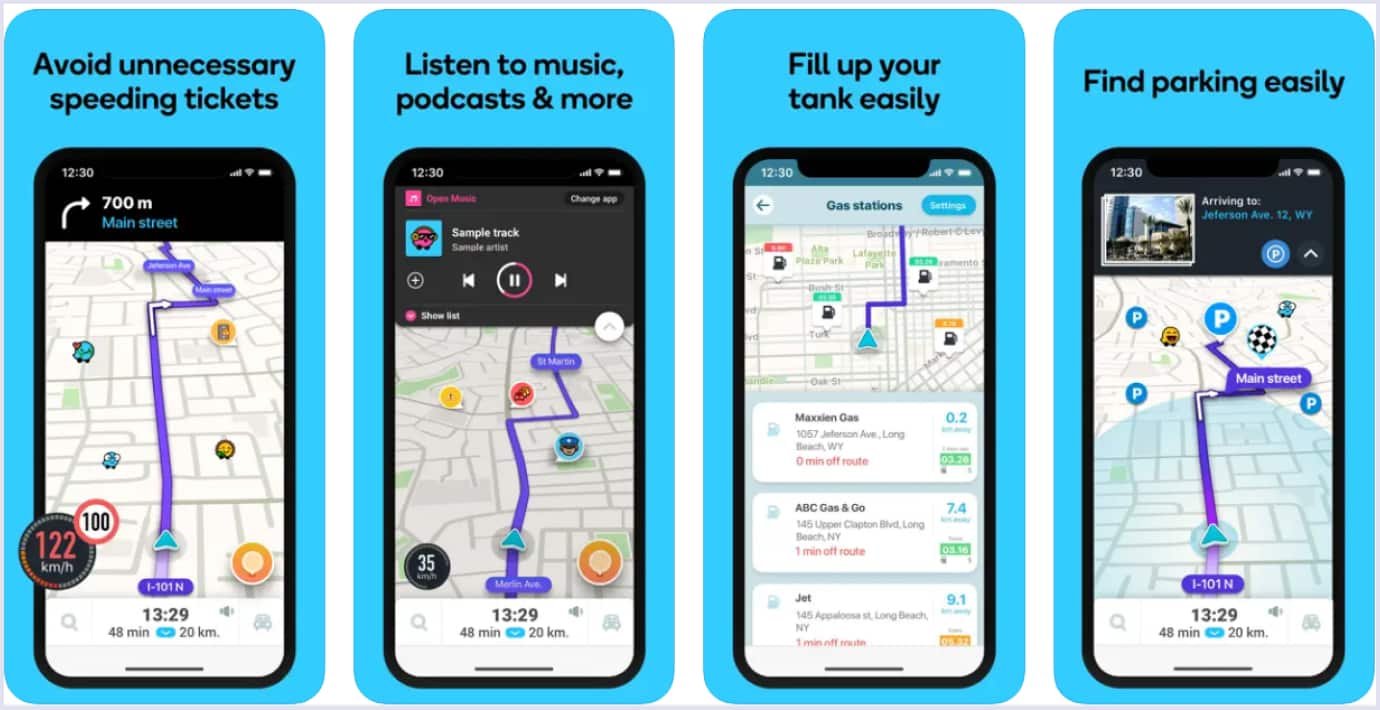 Waze interface