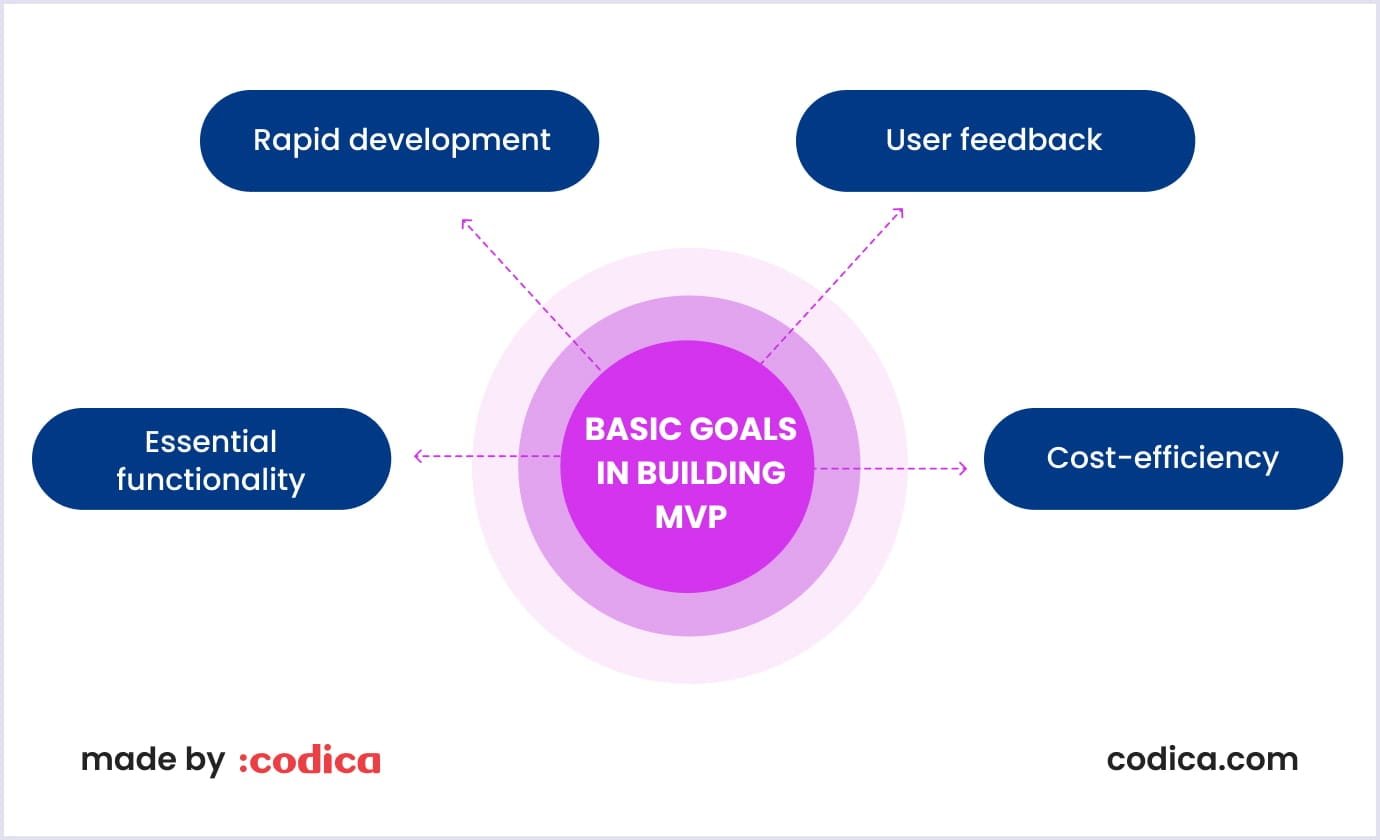 Basic goals in building MVP Tasks that MVP solve