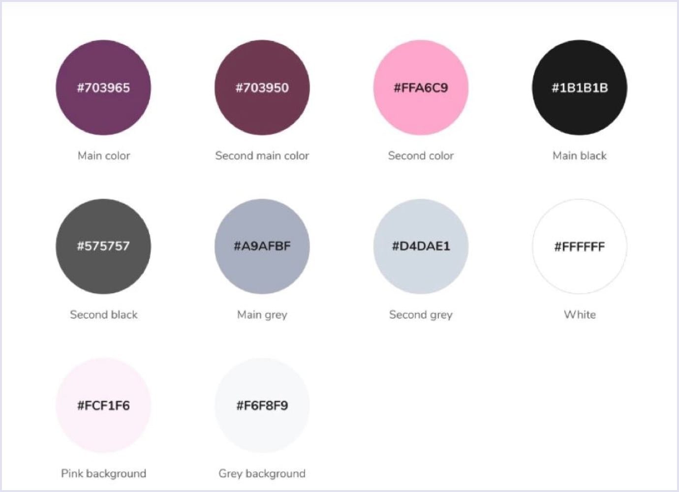 PlanMyKids color palette Color palette: PlanMyKids example