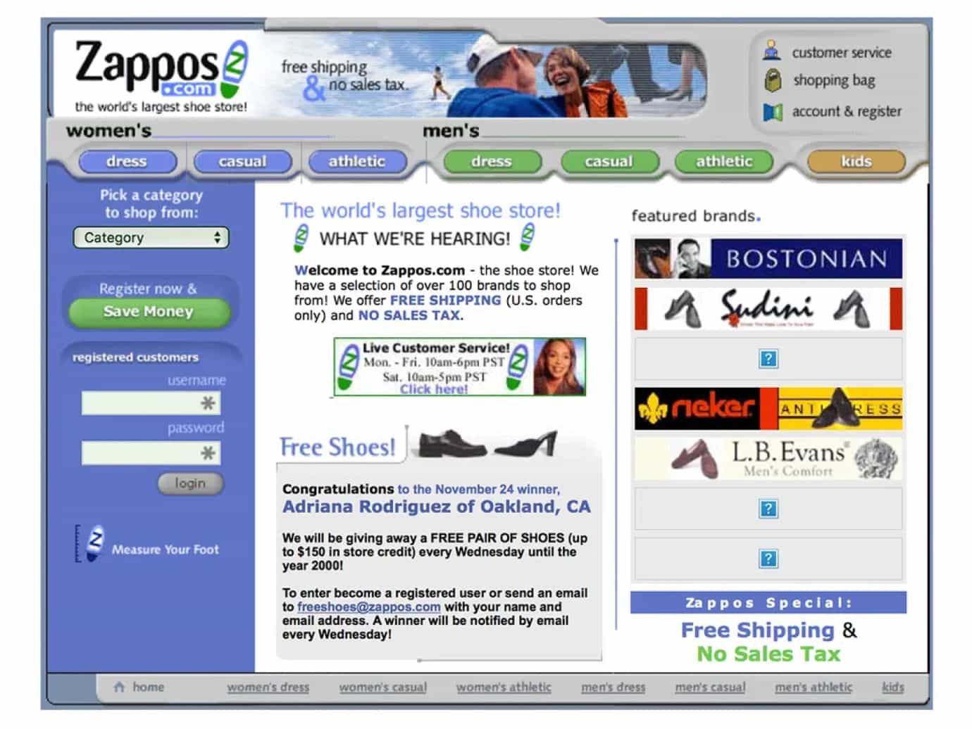Zappos MVP example