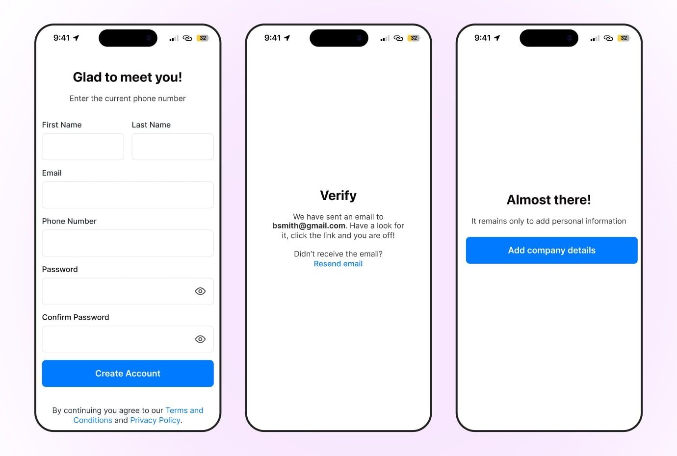 Prototypes for a recruitment solution powered by AI Prototypes for a recruitment platform powered by AI