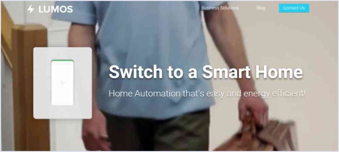 Lumos smart switch website Lumos website