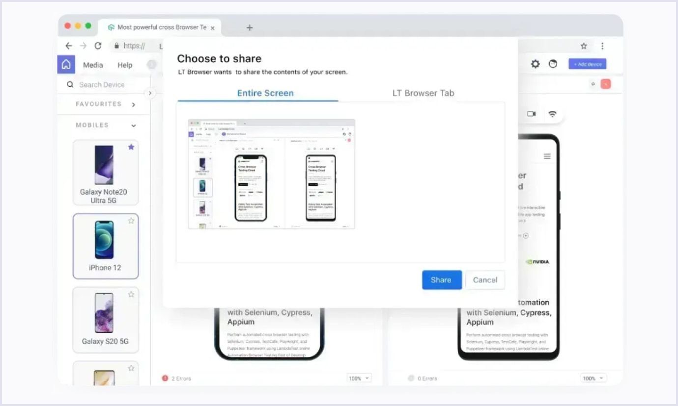 Sharing design testing results with the team Sharing testing results with the team
