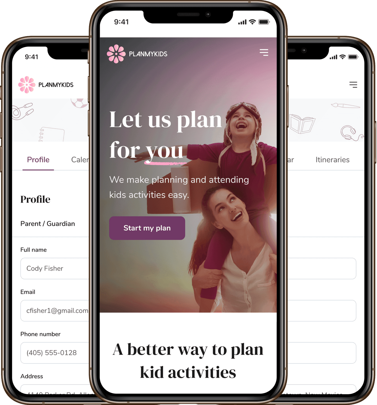 Progressive web application for the online booking platform PlanMyKids Progressive web application for the activity booking marketplace PlanMyKids