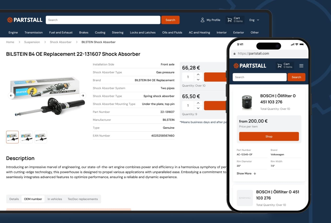 Convenience for buyers to help them get orders quickly in PartStall Convenience for buyers to help them get orders quickly
