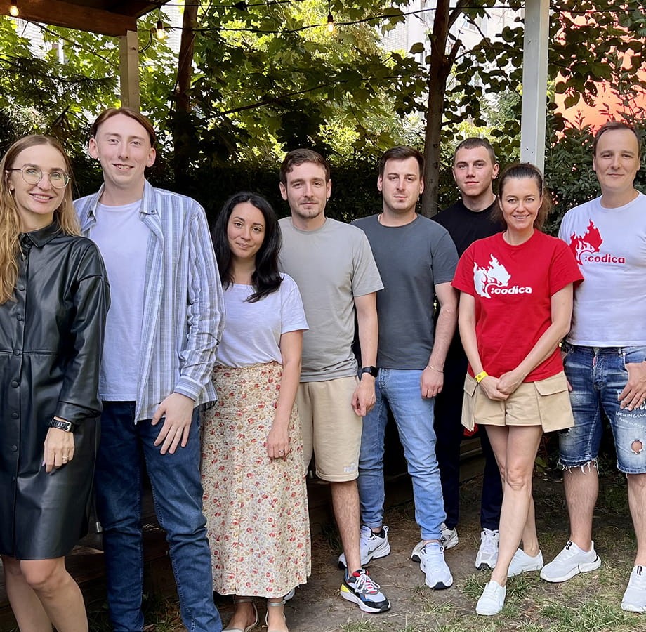 Codica team outdoors | Codica