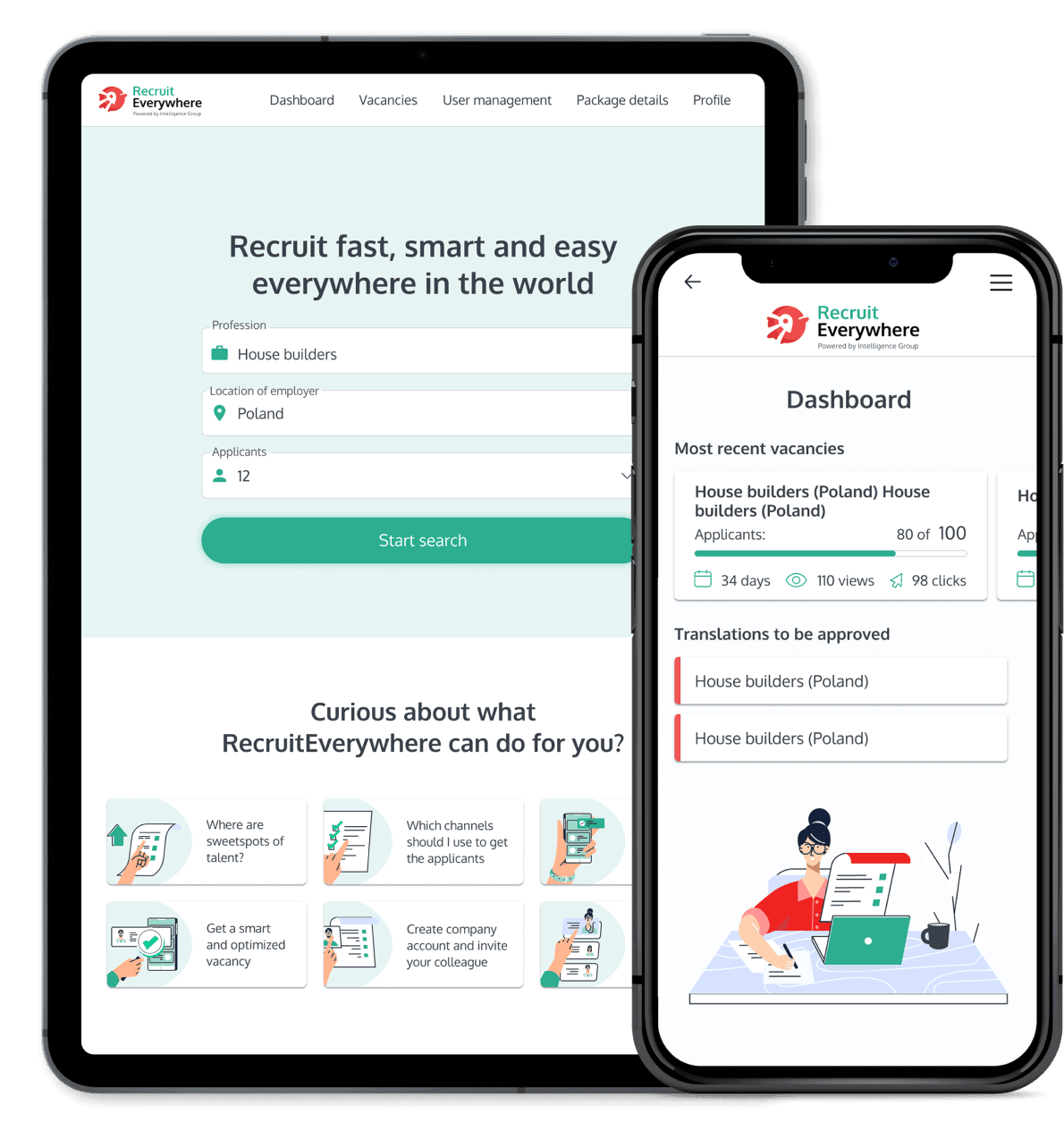 Hiring Progressive Web Application for RecruitEverywhere | Codica