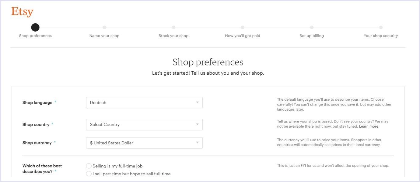 Etsy way to create a user profiles and personal preferences How Etsy creates user preferences and profiles