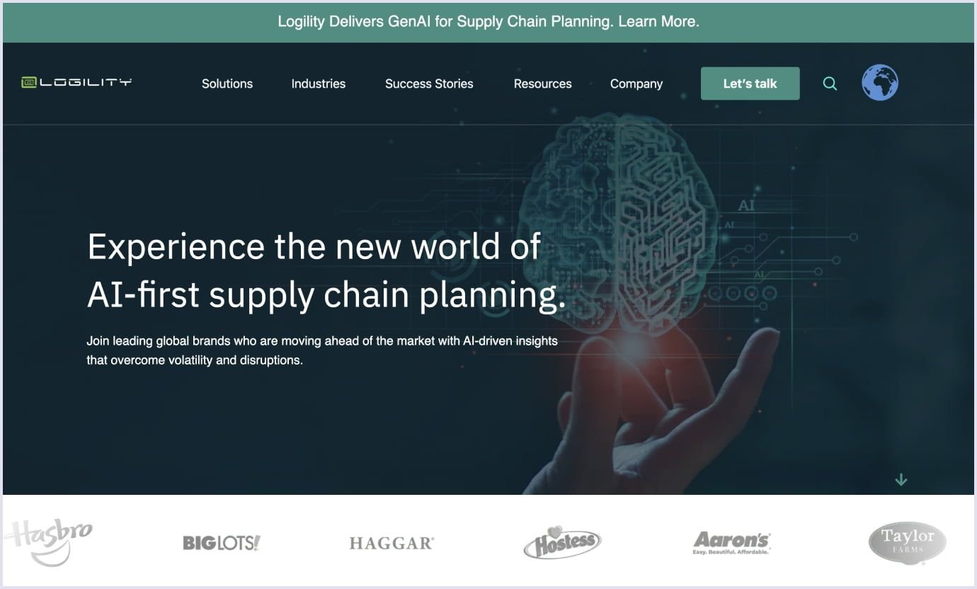 Logility as a supply chain management tool Tool for supply management