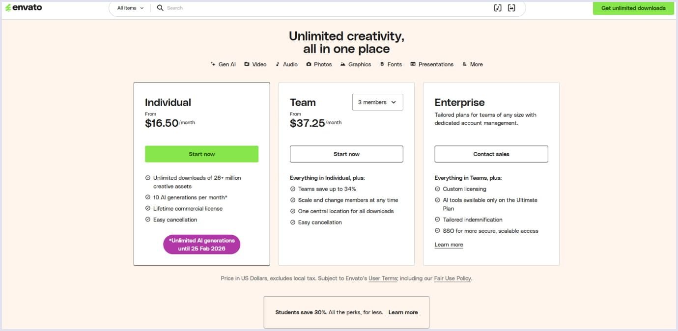 Digital product marketplace subscription tiers