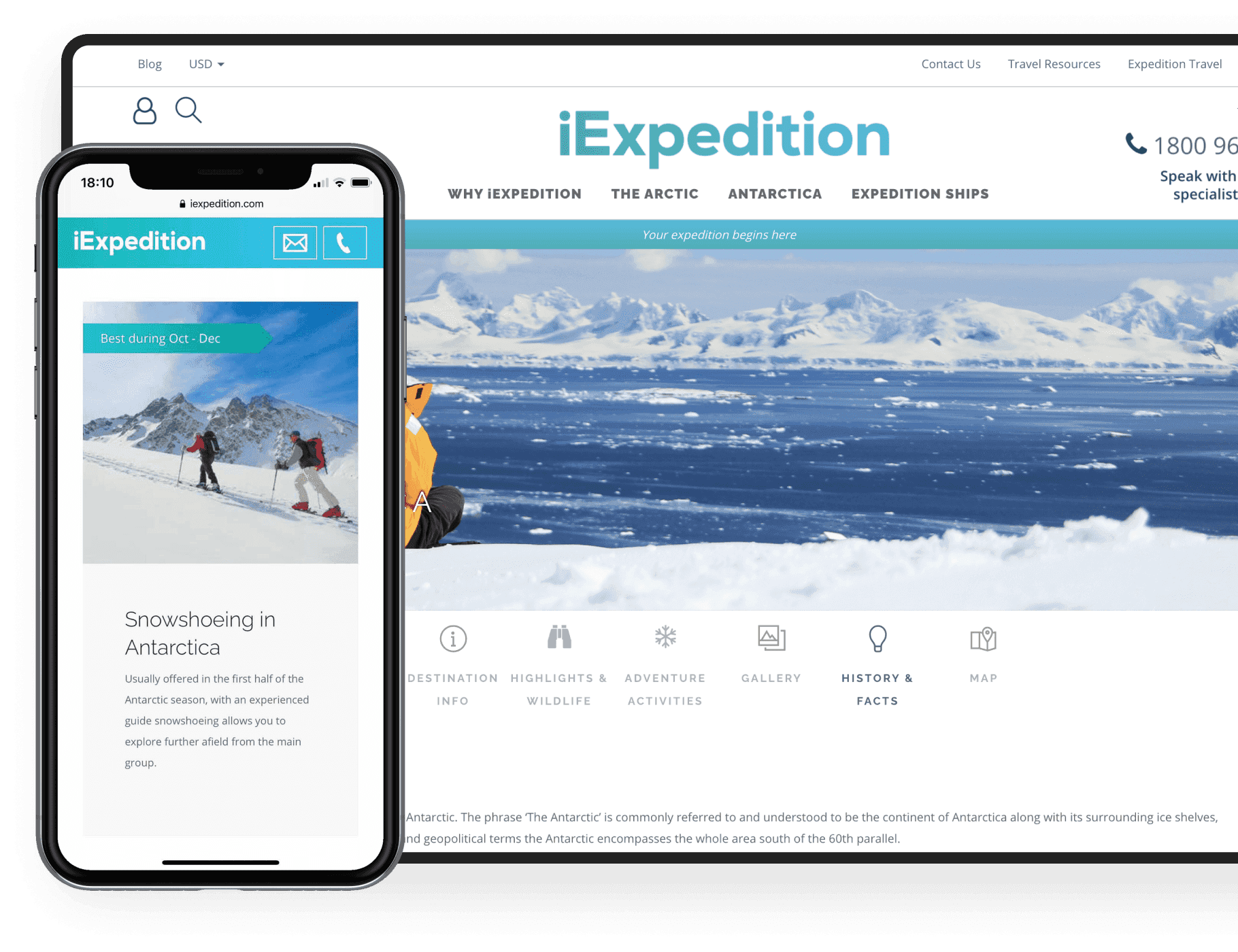 UI and UX design for global travel marketplace