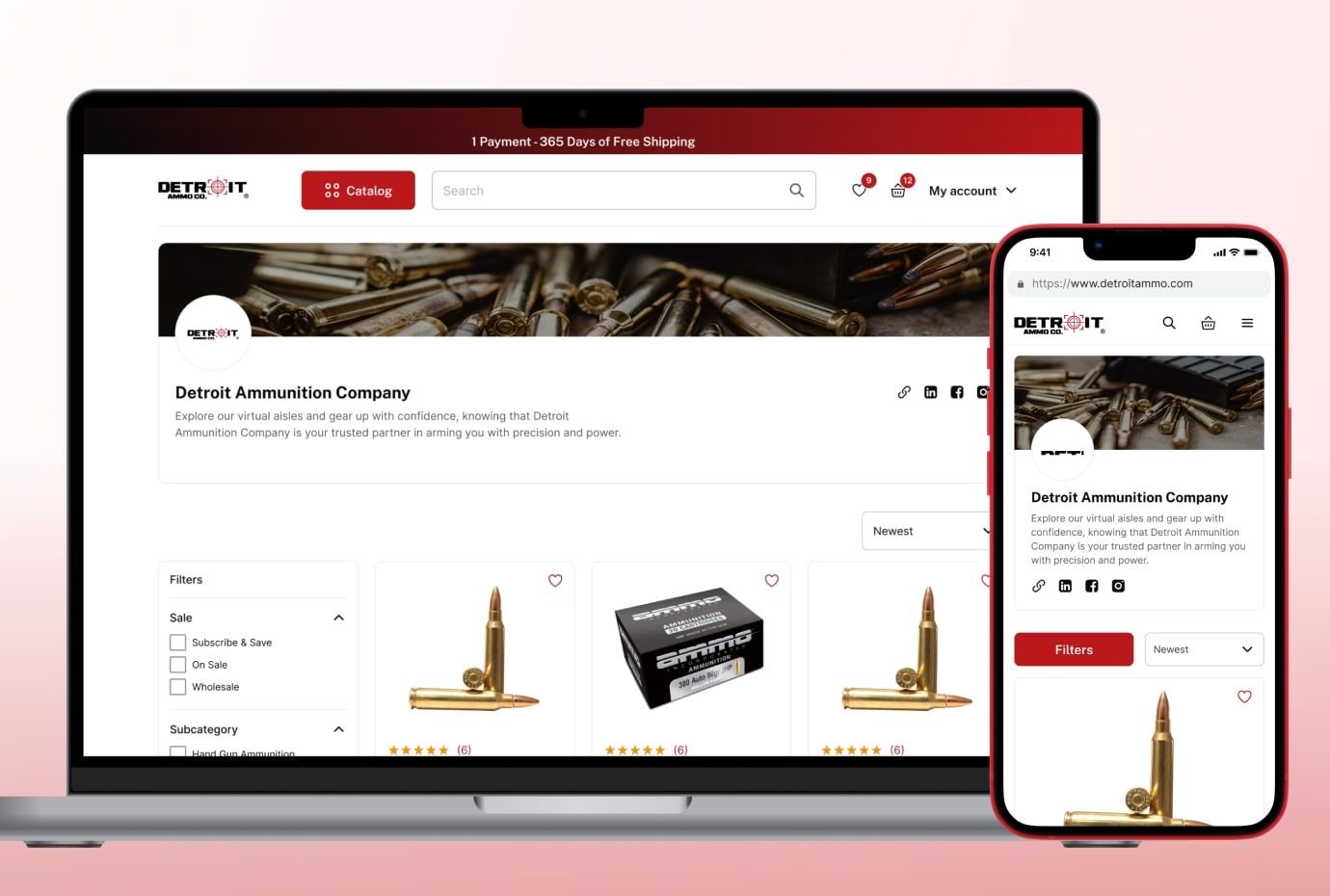 Firearm marketplace vendor features