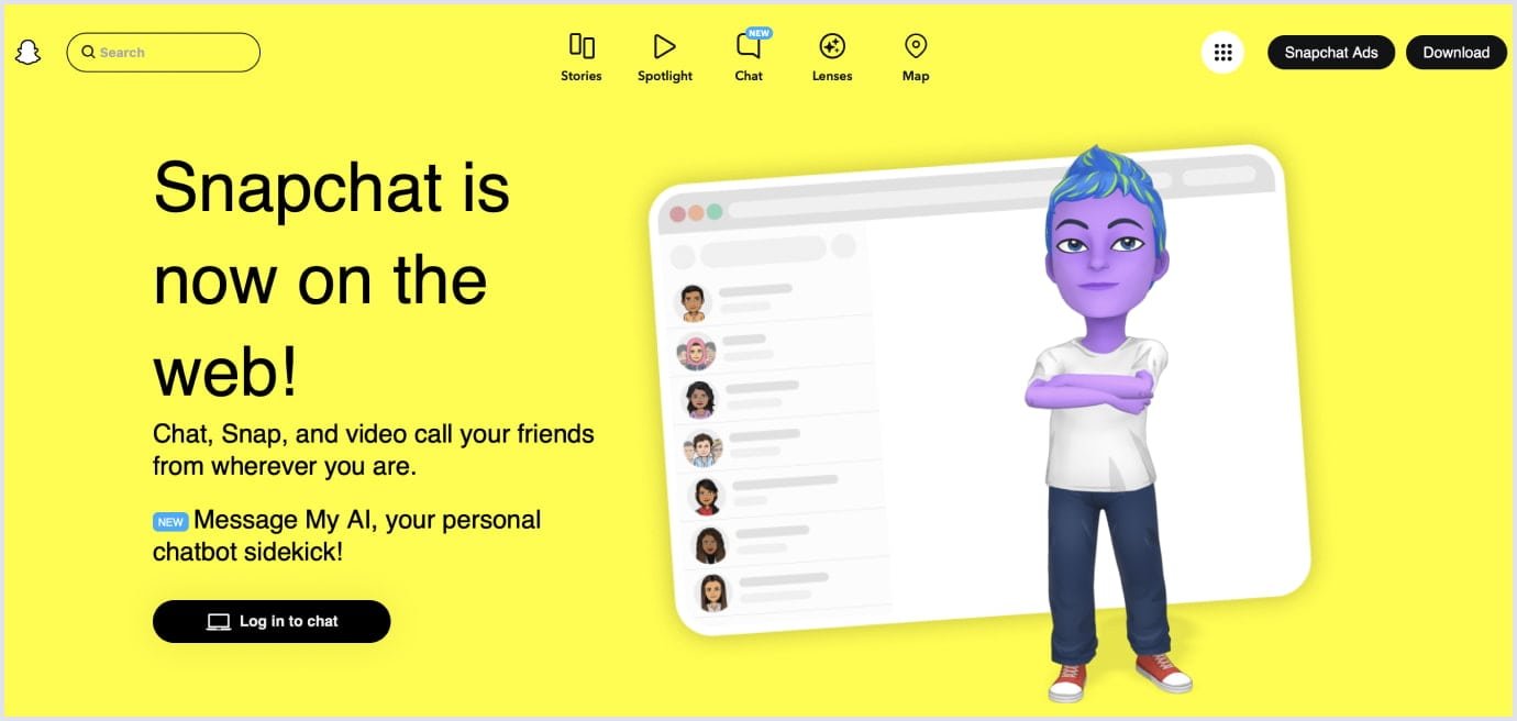 Snapchat basic colors Snapchat color palette