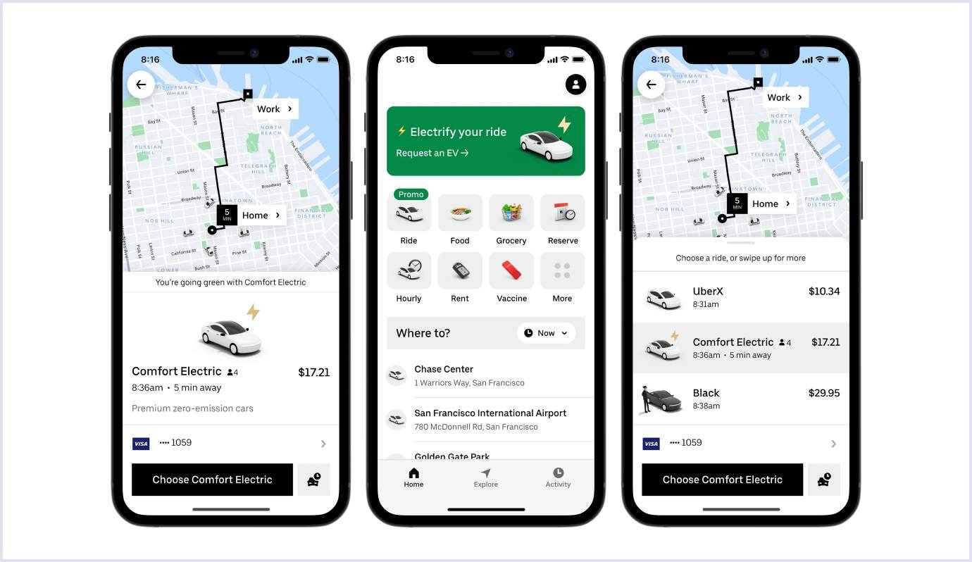 Progressive web app by Uber PWA by Uber