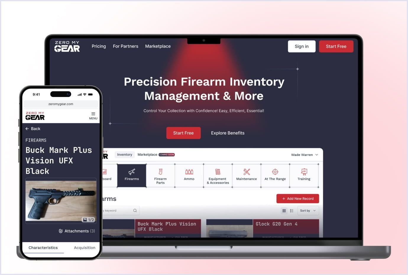 AI-Powered Marketplace Development by Codica Responsive web and mobile interface of the Zero My Gear platform