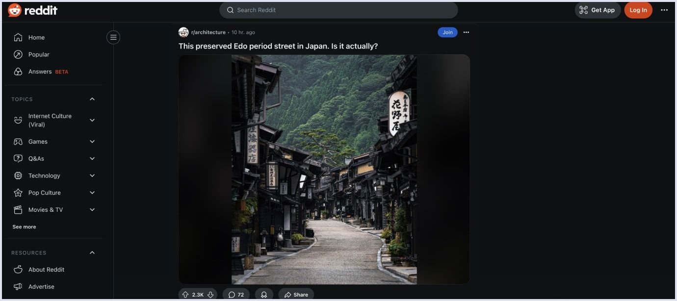 Reddit Q&A Example Reddit architecture subreddit