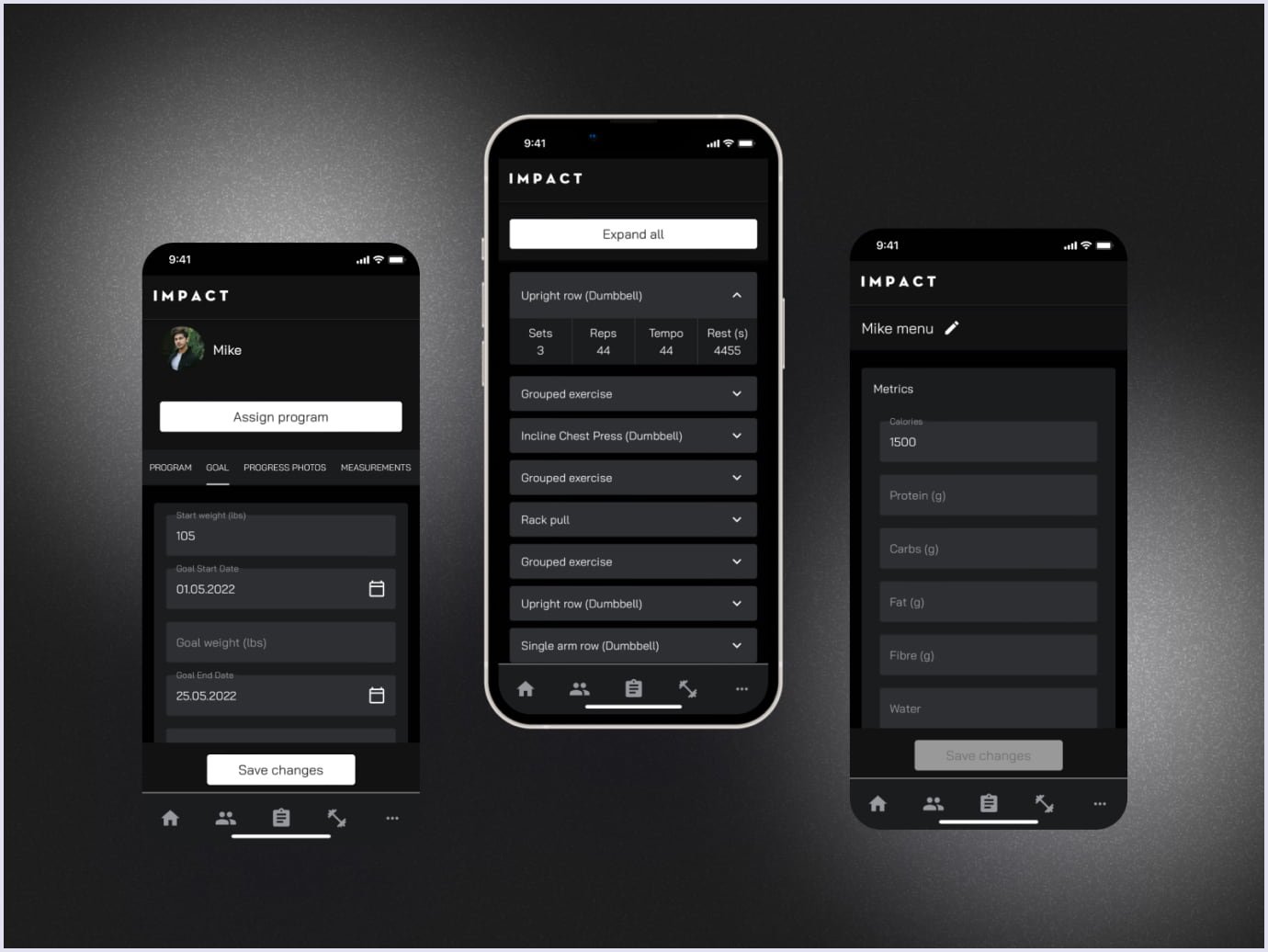 Fitness PWA mobile-first design Fitness app mobile-first design