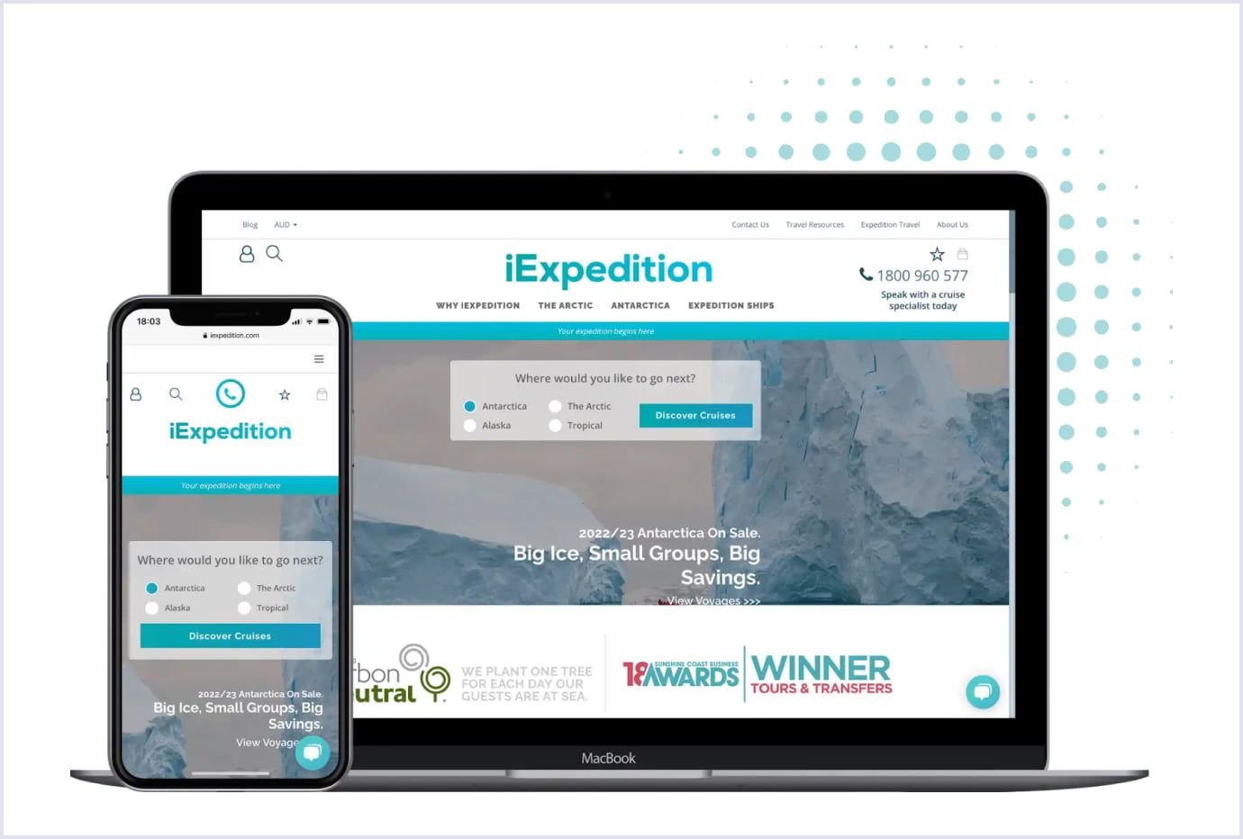 iExpedition marketplace made by Codica iExpedition marketplace main page