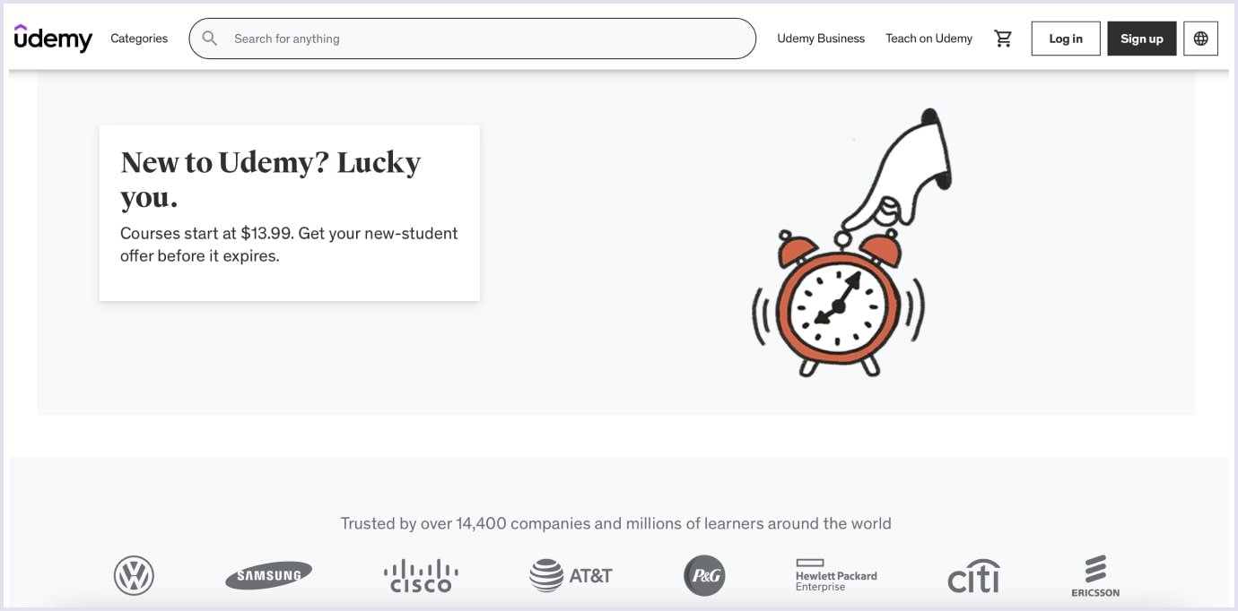 Udemy example