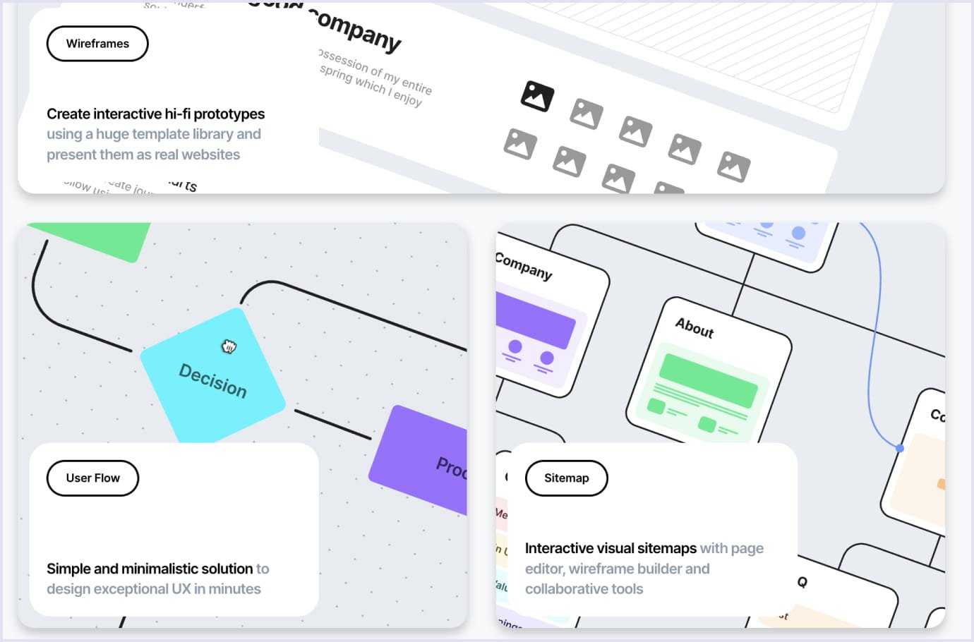 FlowMapp example What FlowMapp offers