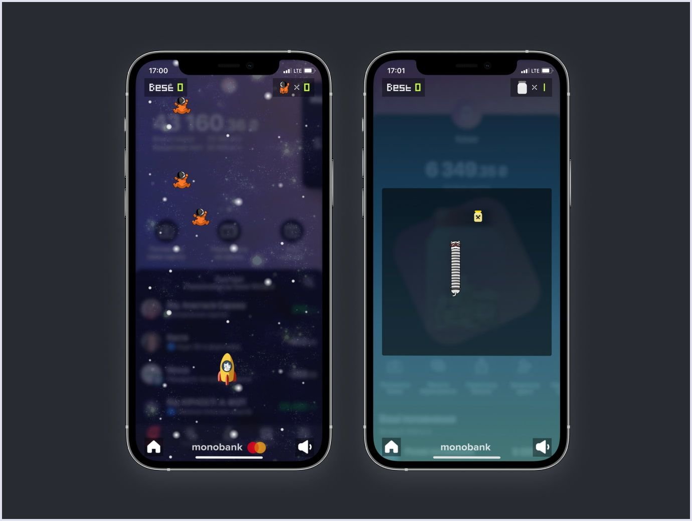 Hidden games featured in the Monobank app Games in the Monobank application