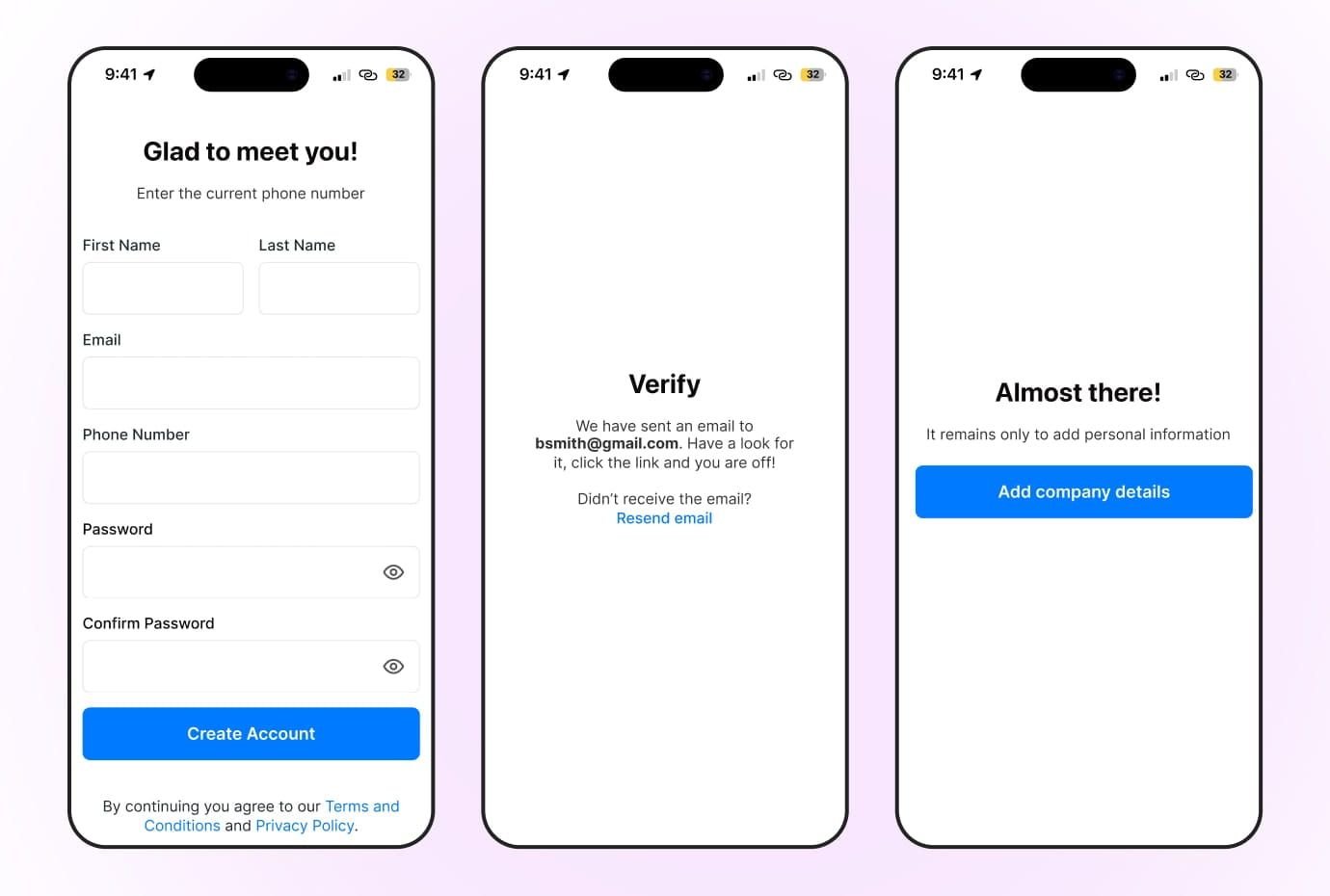 Recruitment app prototype