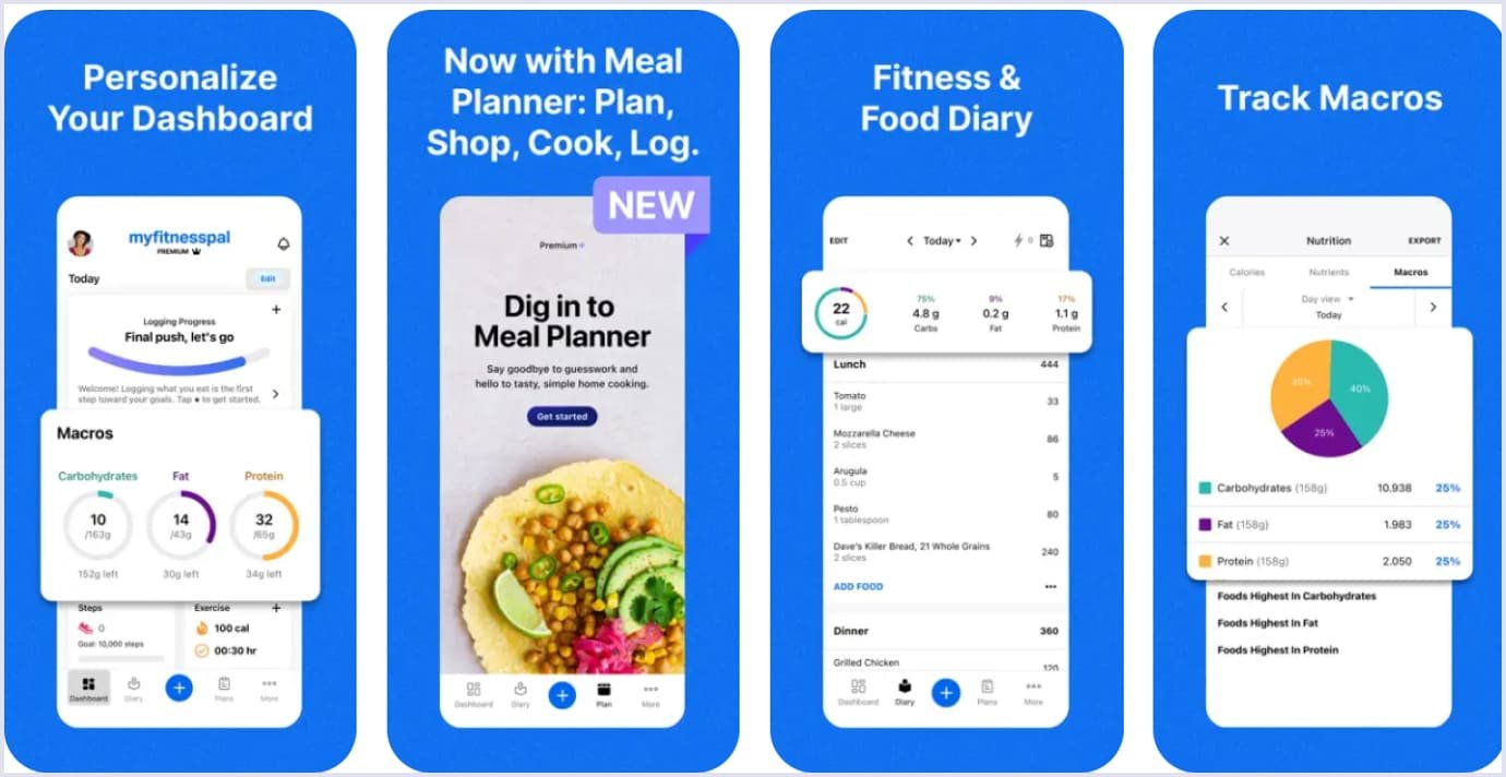 MyFitnessPal app for counting calories MyFitnessPal calorie counter
