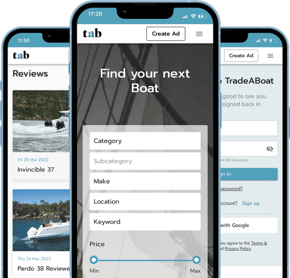 Online marketplace for boats Online marketplace for boats | Codica