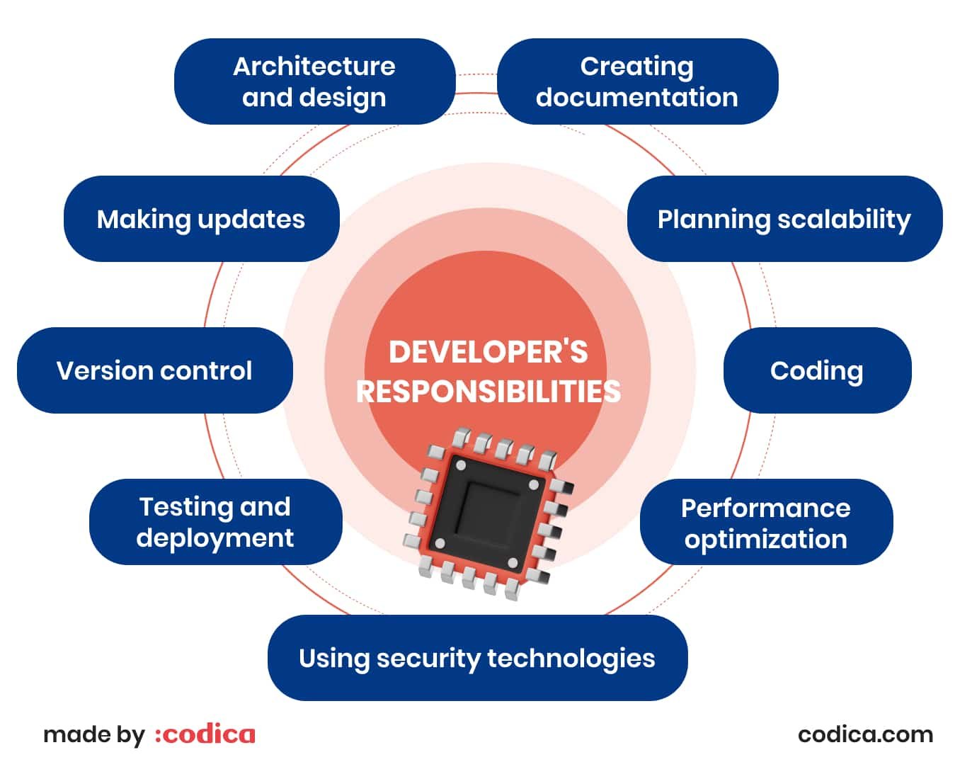 Developer's responsibilities Developer's duties