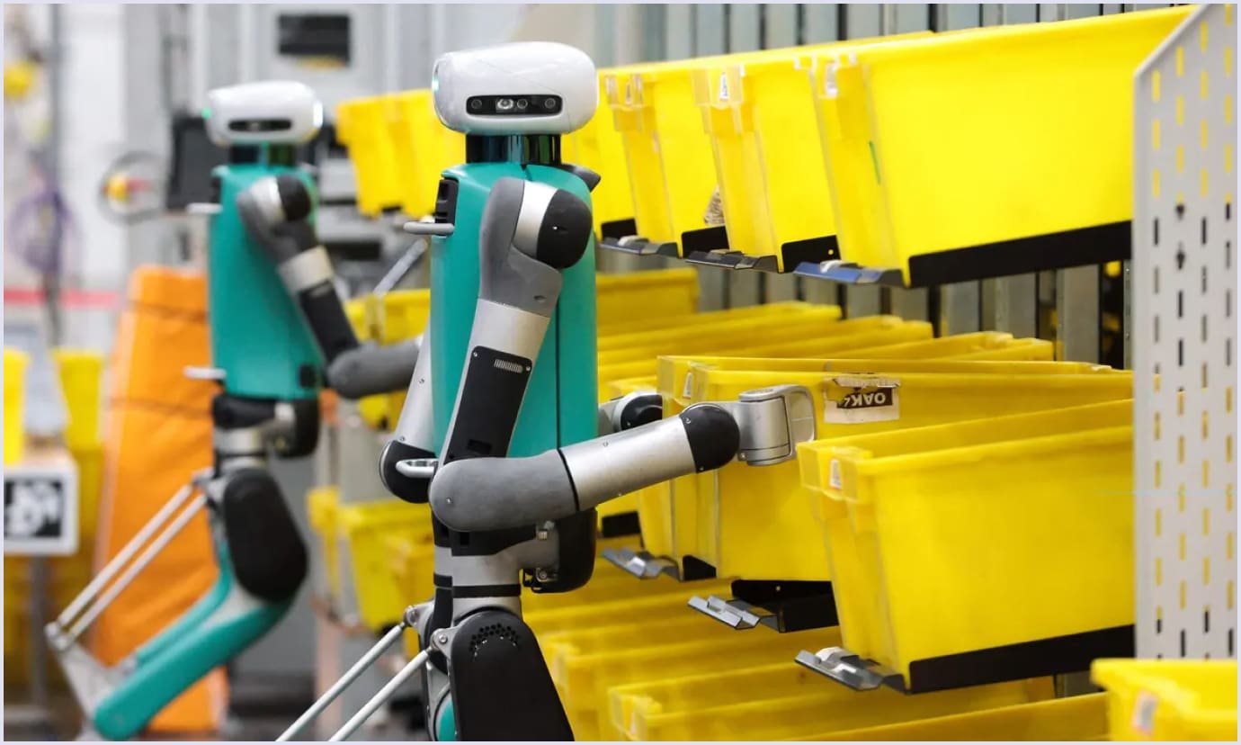 Amazon AI-driven robots AI-powered robots by Amazon