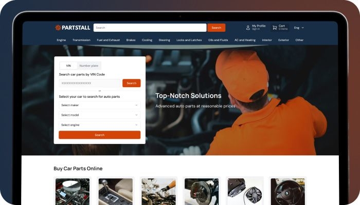 Post: Smart Simplicity in an Auto Parts Marketplace | Codica