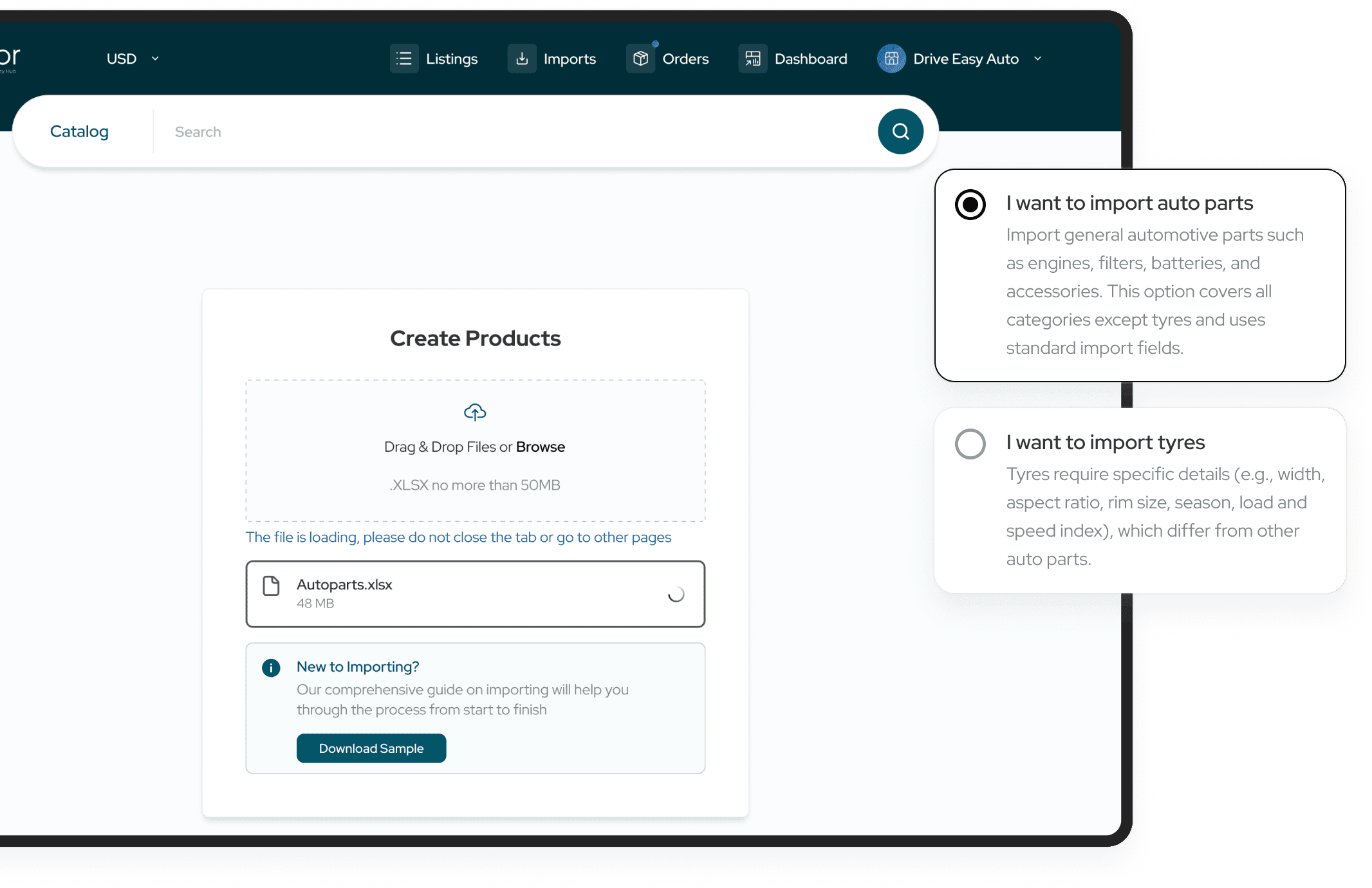 Bulk inventory import and vendor onboarding Bulk inventory import and vendor onboarding | Codica