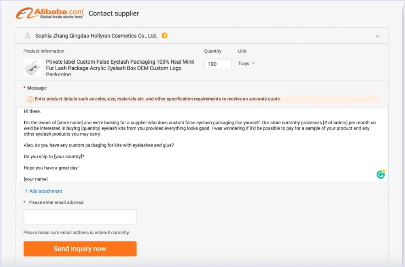 Messaging for consumers on Alibaba