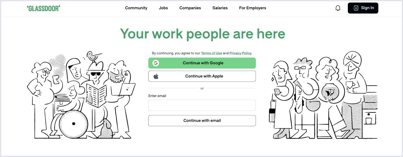 A job matching system example: Glassdoor Glassdoor as a job matching system