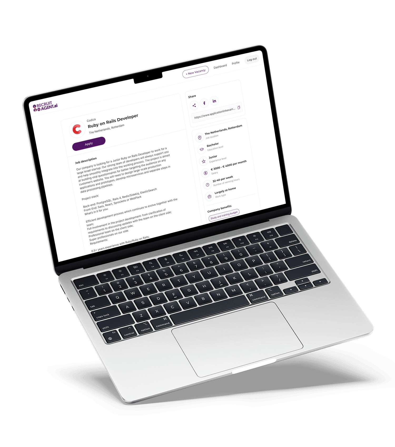 AI-Powered Platform for Job Post Creation and Candidate Matching | Codica | Codica