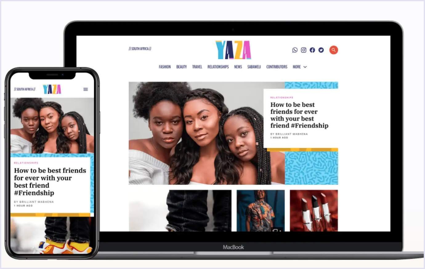 Example of news portal DUMA developed by Codica