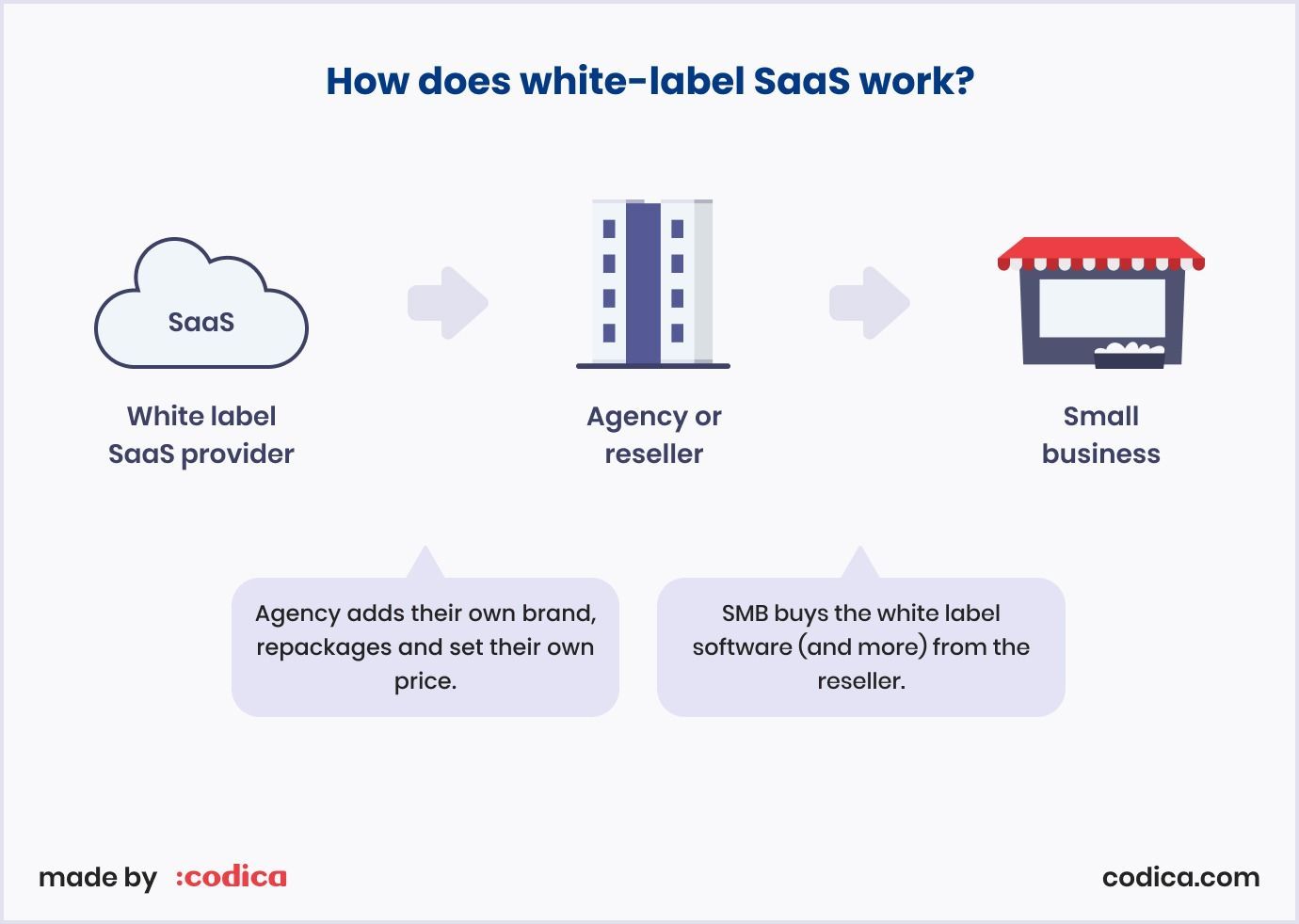 Principle behind white-labeling in SaaS