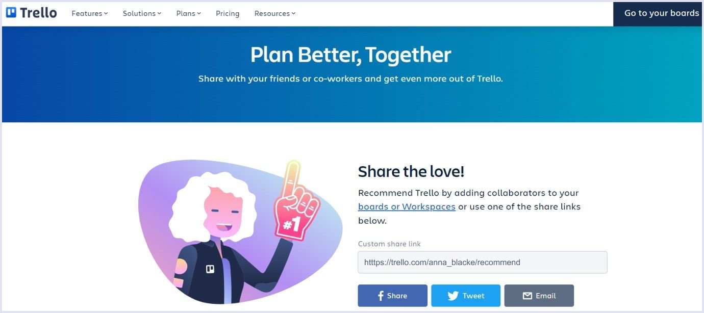 Trello referral program as a SaaS marketing strategy Trello referral program as a marketing strategy