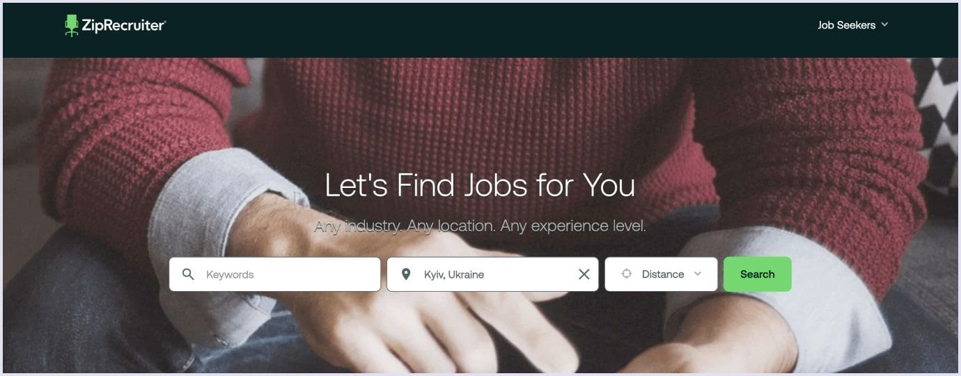 An employment marketplace example: ZipRecruiter ZipRecruiter as an employment marketplace