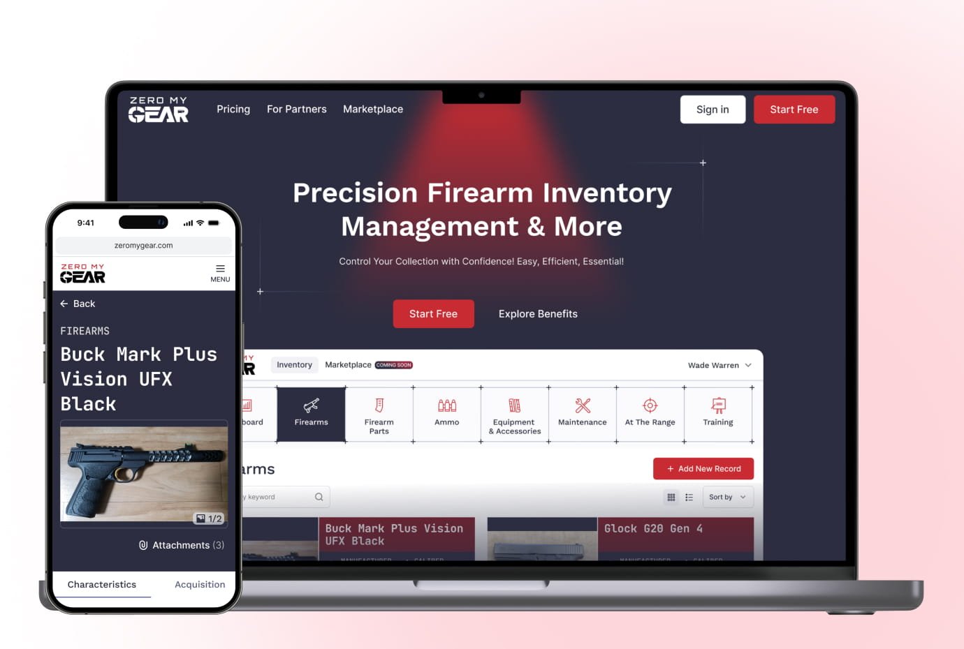 Precision firearm inventory management SaaS with excellent customer experience