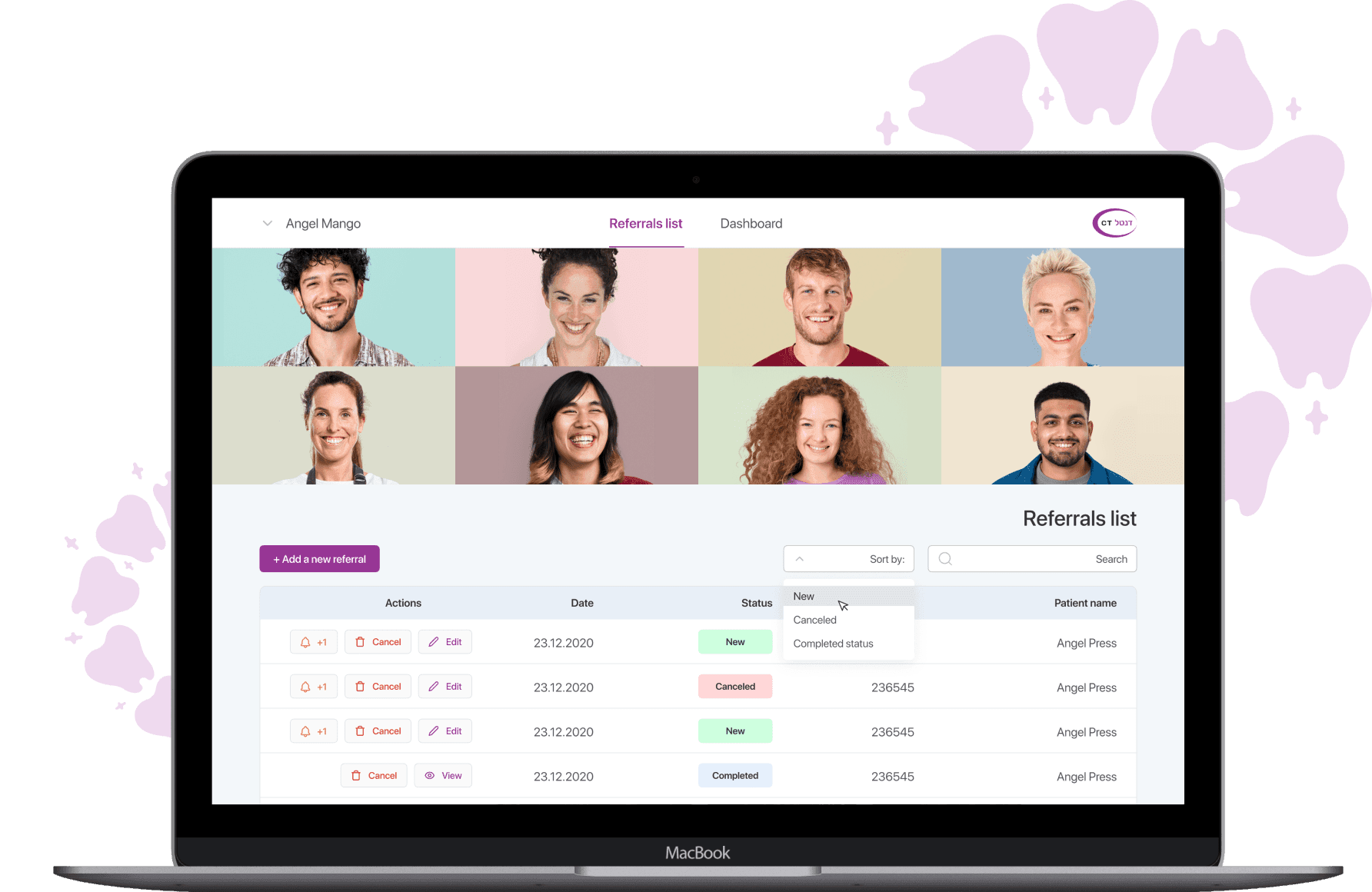 Online dental platform Ref Dental | Codica