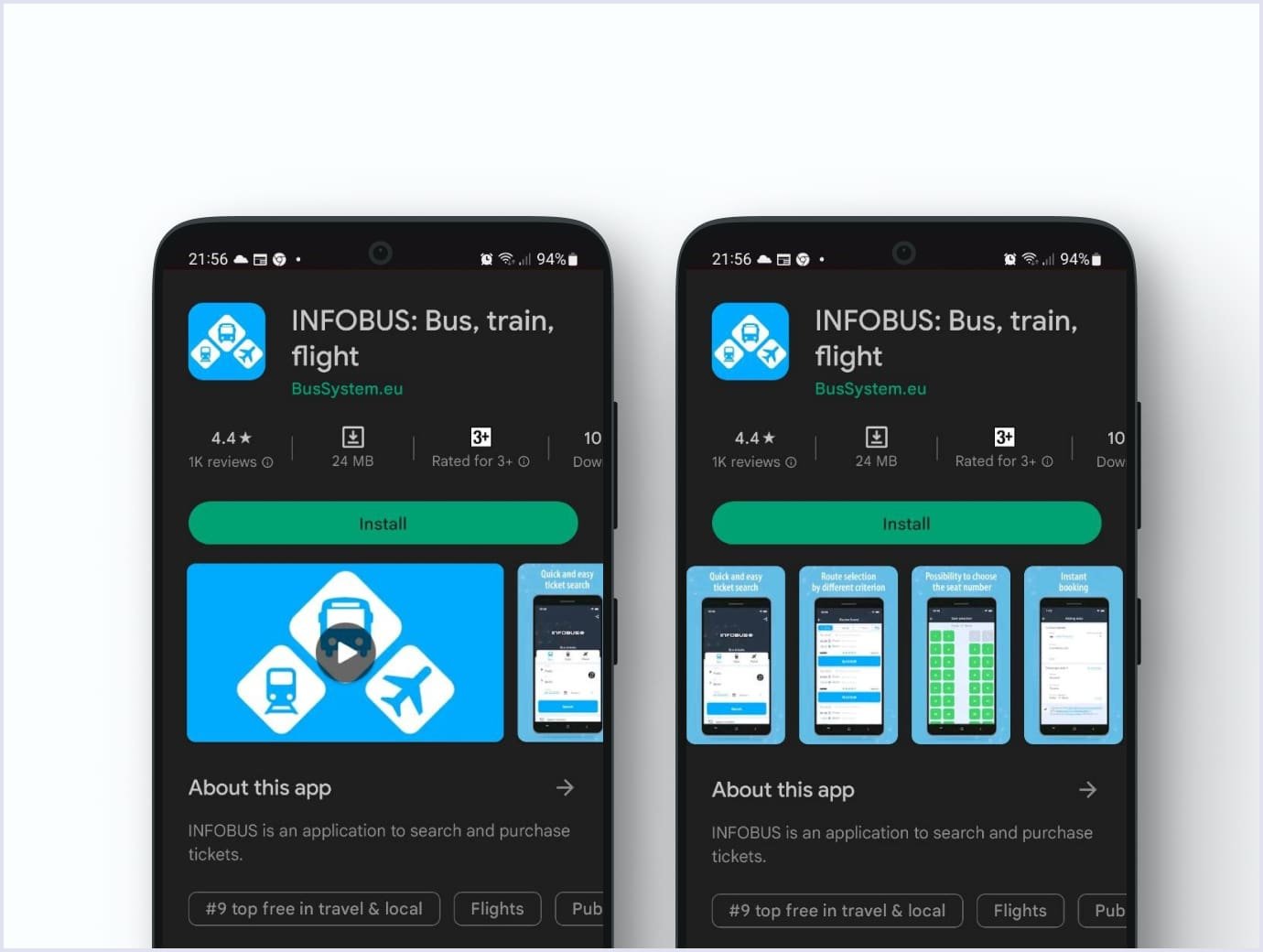 INFOBUS app video and screenshots INFOBUS video and screenshots